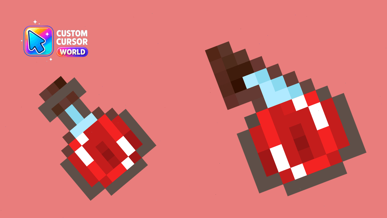 Cursor pack preview: Custom Cursor Strength Potion Pack for Chrome