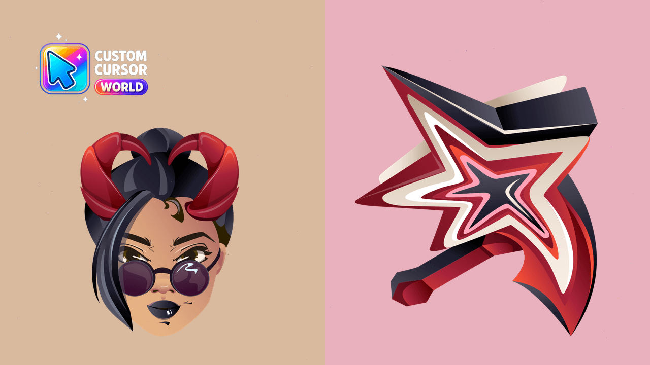 Cursor pack preview: Surf Witch Cursor Pack