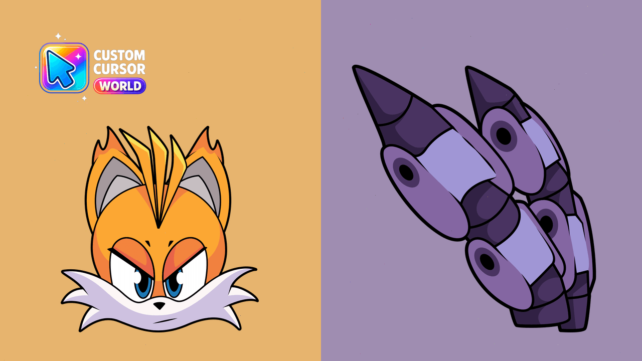 Cursor pack preview: Tails Nine Custom Cursor Pack