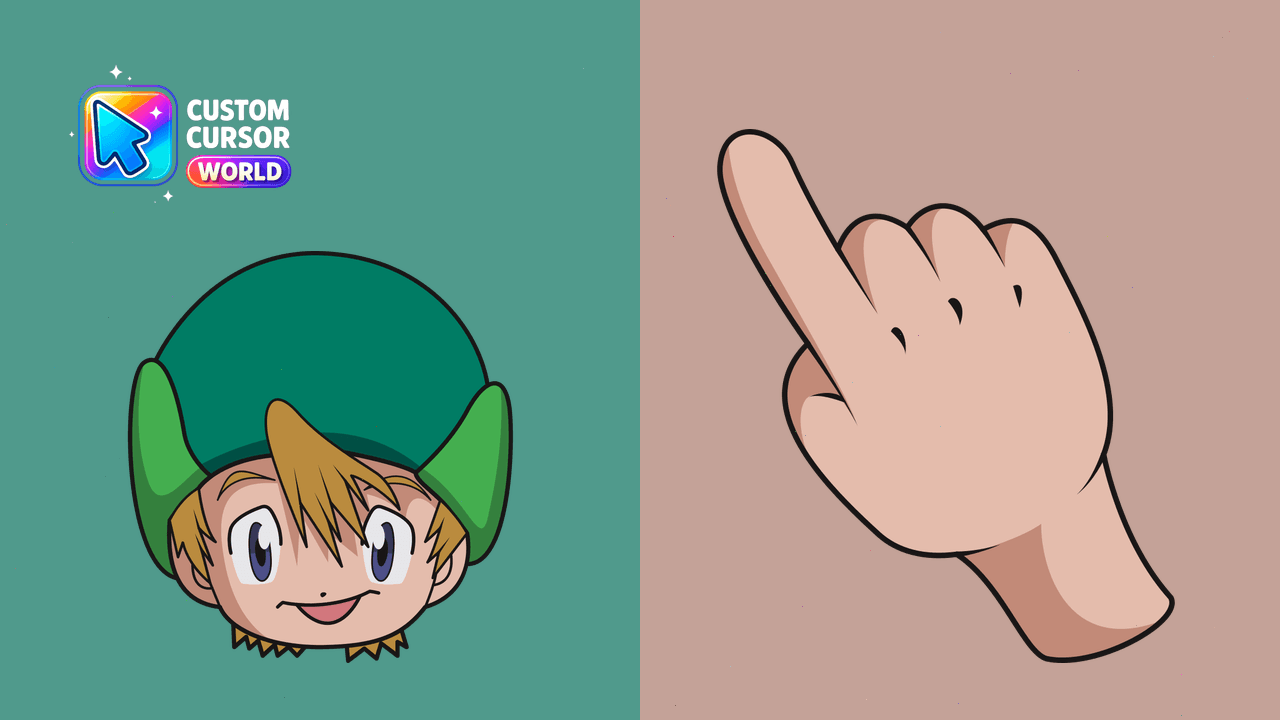 Cursor pack preview: Custom Takeru Cursor Pack for Web Browsers