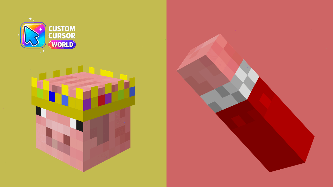 Cursor pack preview: Custom Minecraft Cursor Pack - Technoblade Edition