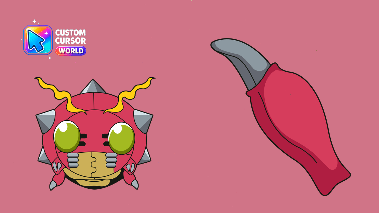 Cursor pack preview: Tentomon Custom Cursor Pack for Chrome & Edge