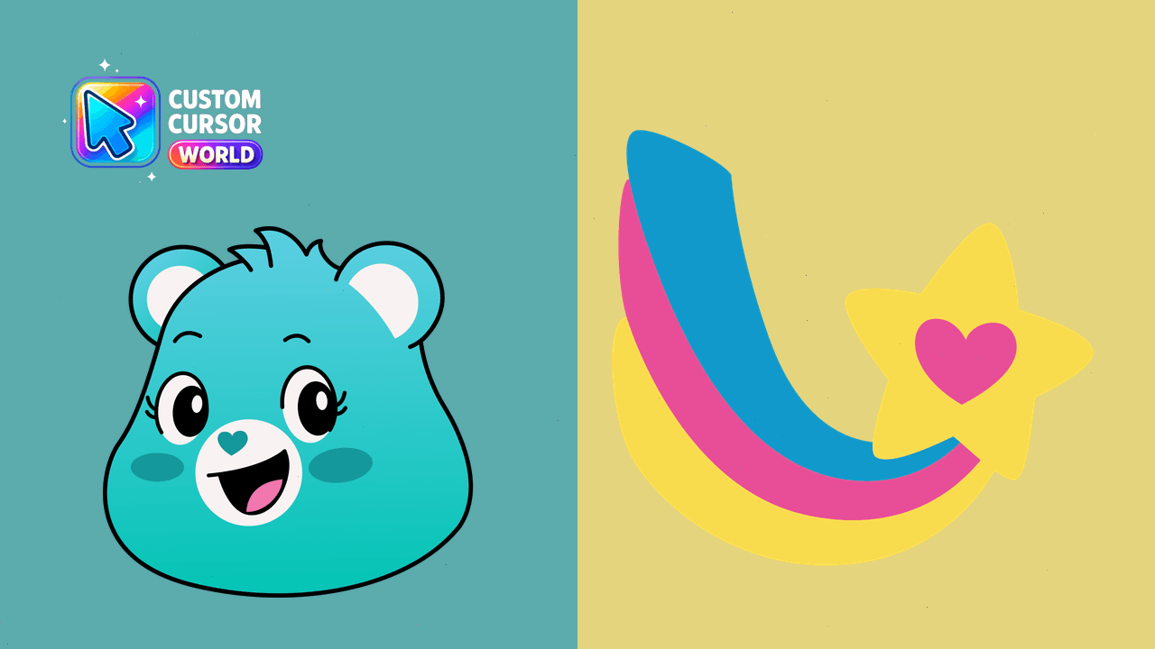 Cursor pack preview: Custom Cursor Pack - Thanks-a-Lot Bear Designs