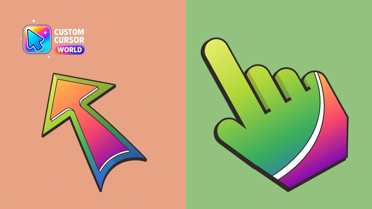 The Cursors - Colorful Mix - Custom cursor collection preview image