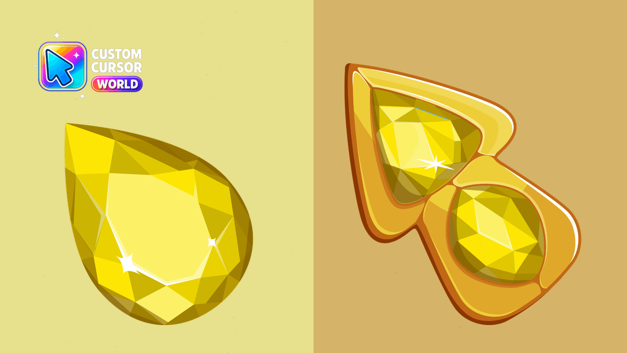 Cursor pack preview: Crystal Cursor Pack for Chrome & Edge