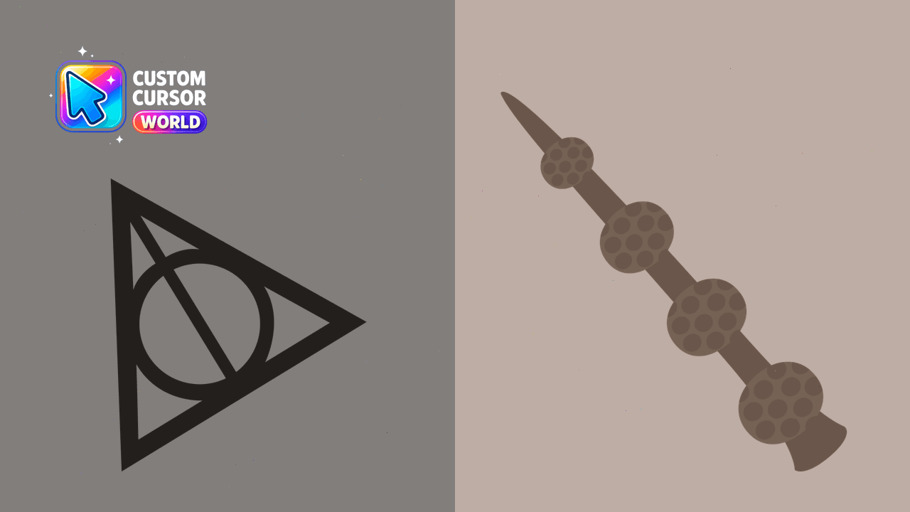 Cursor pack preview: Harry Potter Cursor Pack - Deathly Hallows Collection