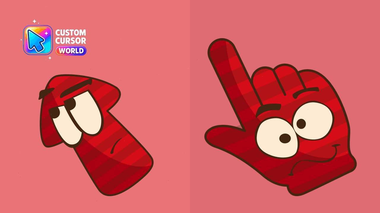 The Cursors - Red & Orange - Custom cursor collection preview image