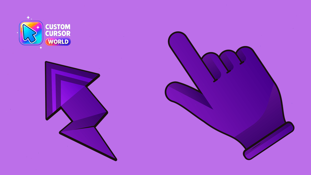 Cursor pack preview: Custom Cursor Pack - The Lightning Theme