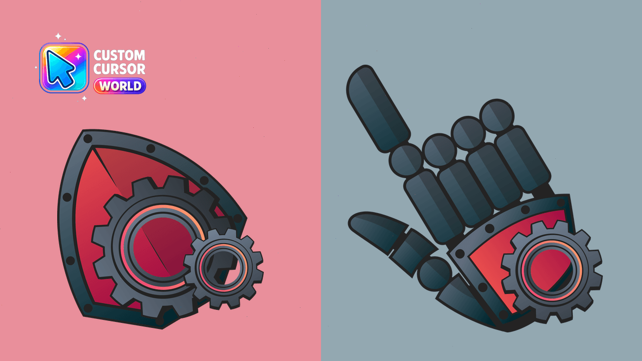 Cursor pack preview: Stylish Mechanical Cursor Pack for Chrome & Edge