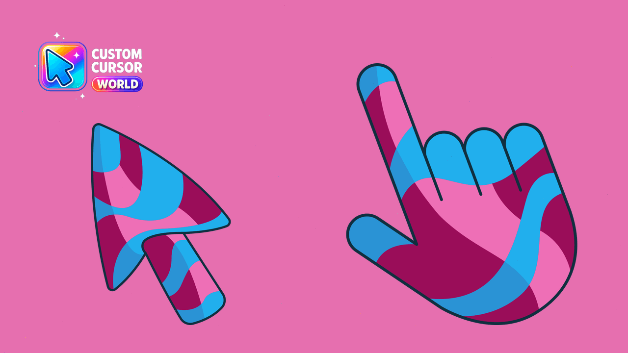 Cursor pack preview: Pattern Cursor Pack for Chrome