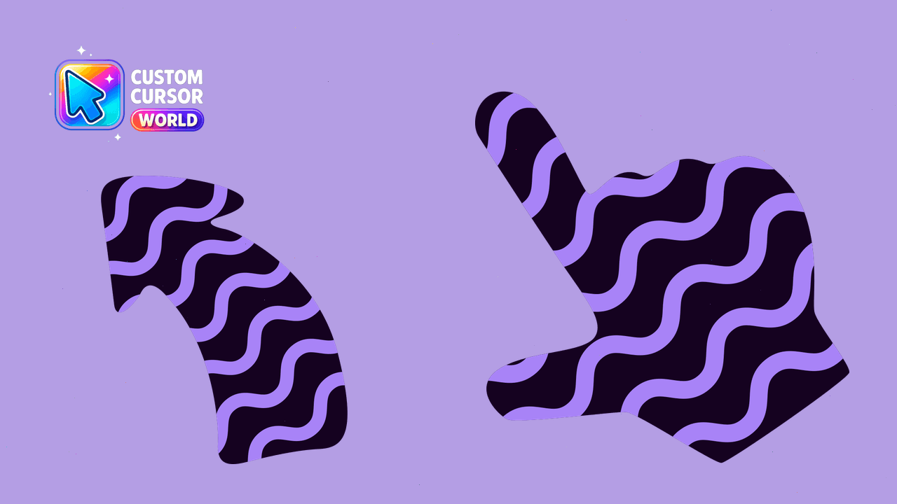 Cursor pack preview: Coastal Cursor Pack - The Purple Waves