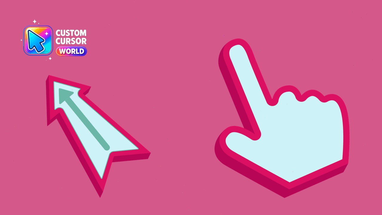 Cursor pack preview: Red Line Cursor Pack for Browsers
