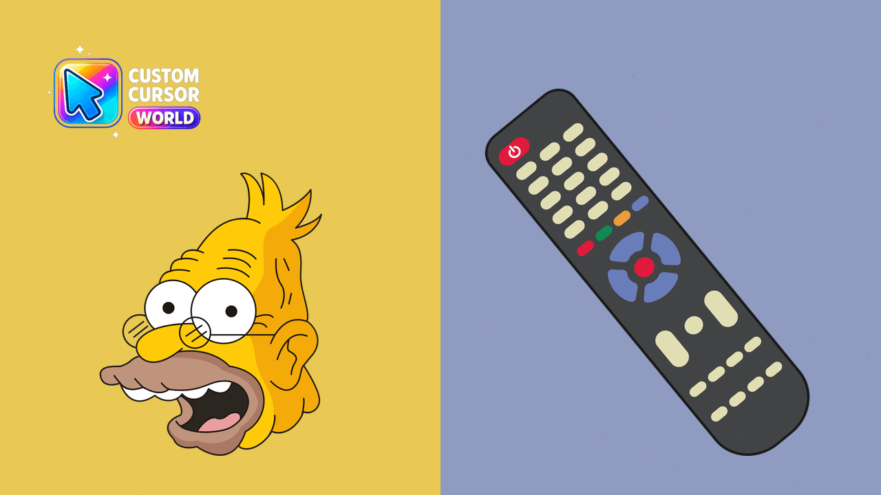 Cursor pack preview: Abraham Simpson II Custom Cursor Pack