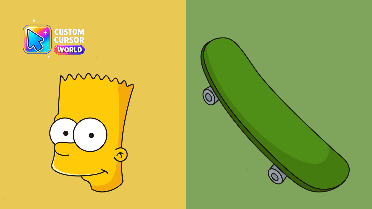 Cursor pack preview: The Simpsons Bart Cursor Pack
