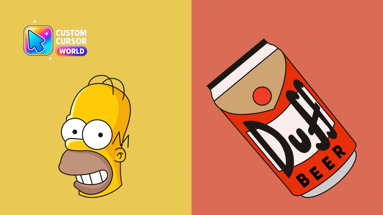 Cursor pack preview: Homer Simpson Custom Cursor Pack