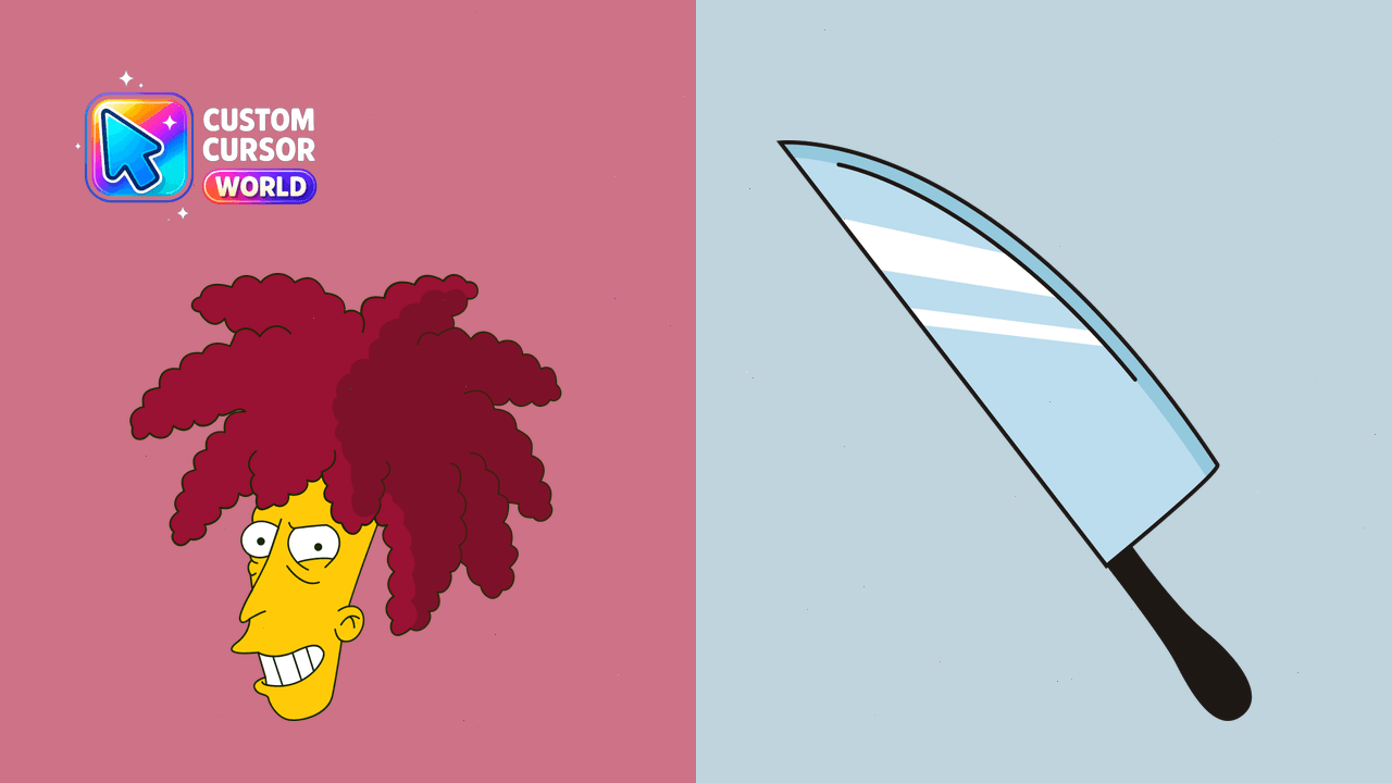Cursor pack preview: Simpsons Sideshow Bob Custom Cursor Pack