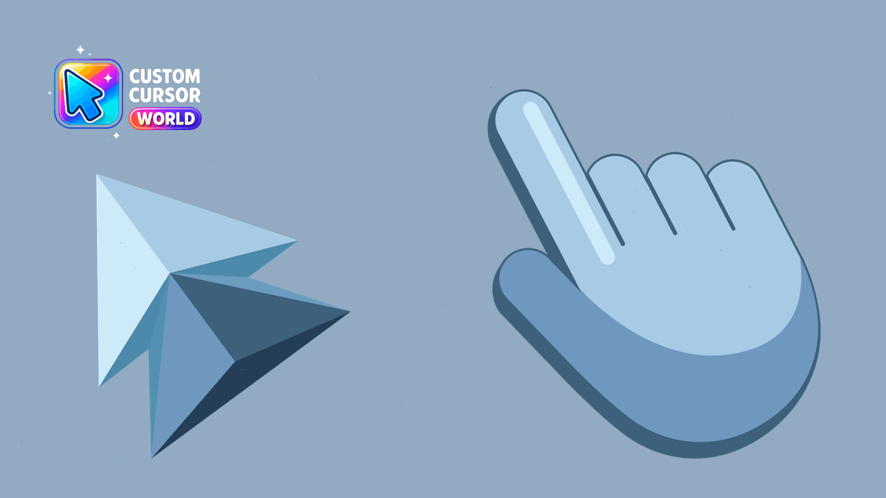 Cursor pack preview: The Trendy Custom Cursor Pack