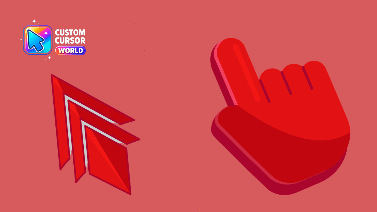 Cursor pack preview: Triple Red Cursor Pack