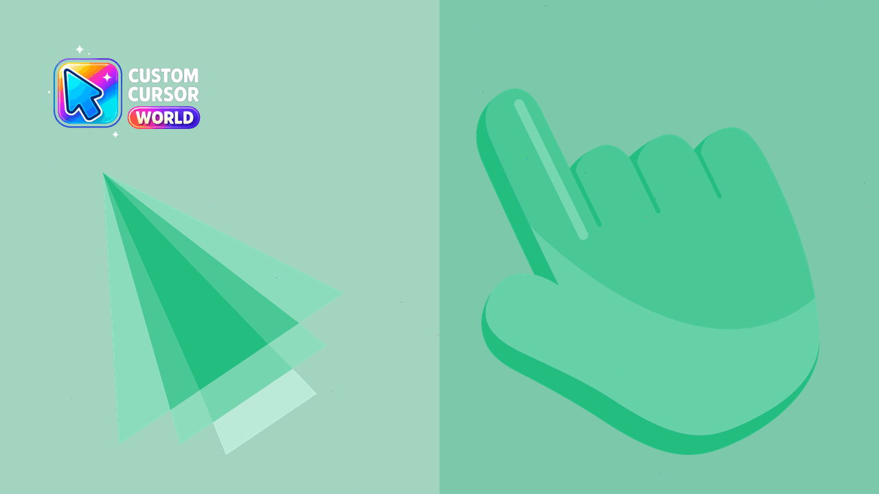 Cursor pack preview: Custom Cursor Pack - Weightless Mouse Pointer