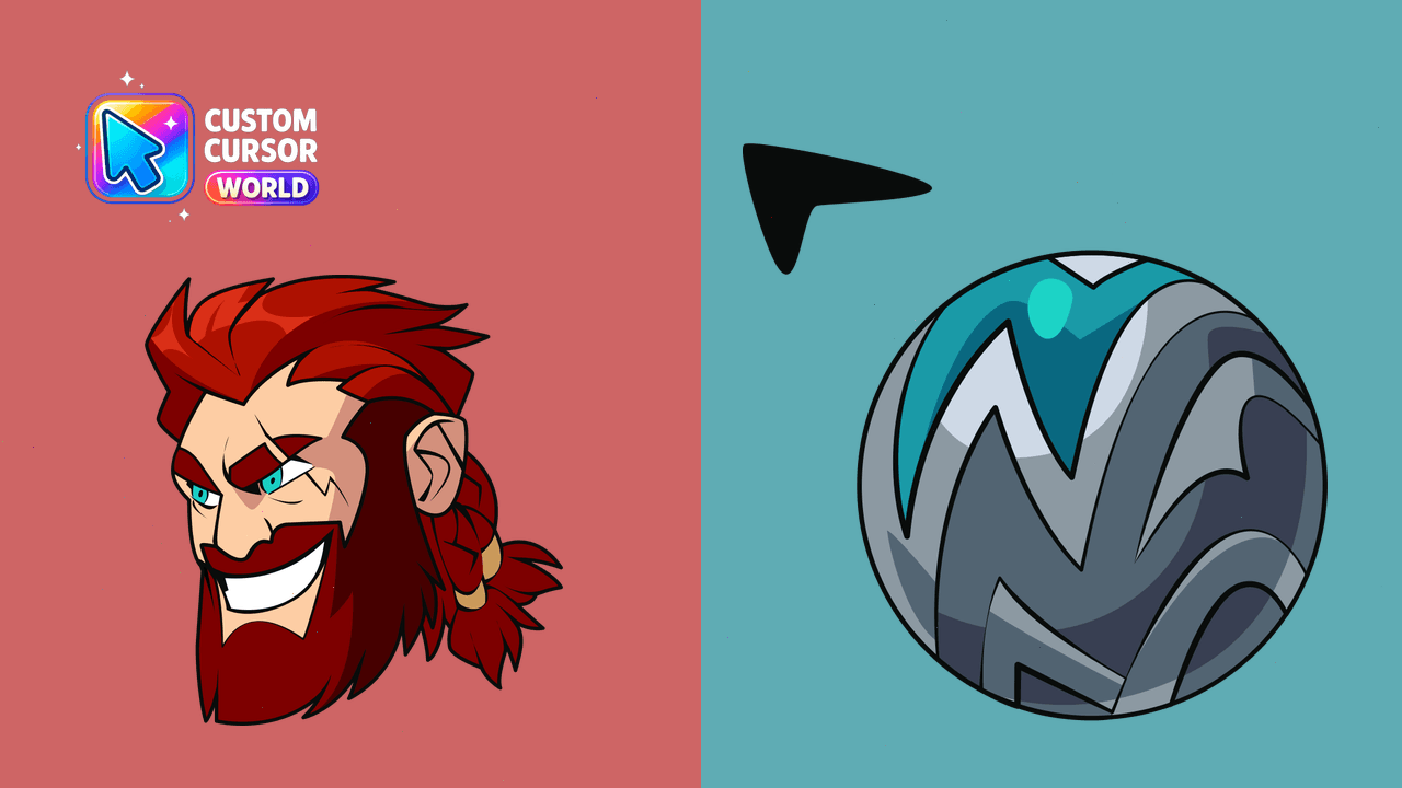 Cursor pack preview: Thor Custom Cursor Pack - Brawlhalla Edition