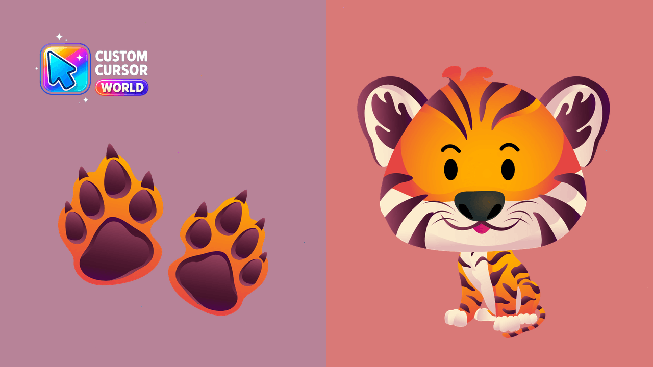 Cursor pack preview: Tiger Cursor Pack