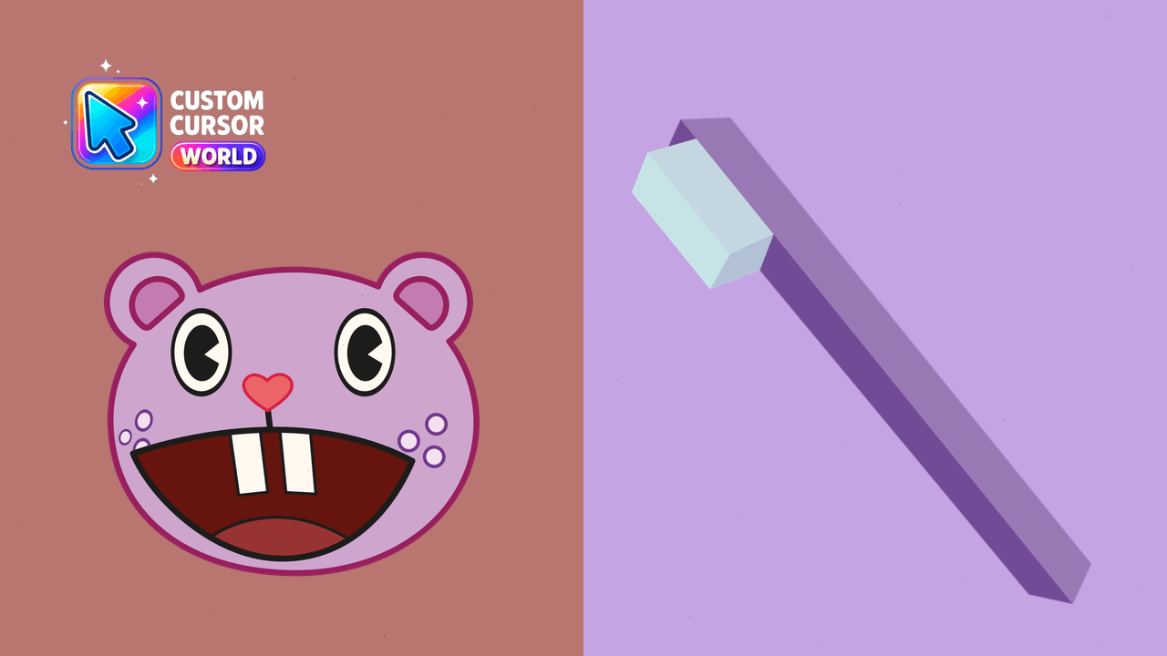 Cursor pack preview: Toothy Custom Cursor Pack for Chrome & Edge