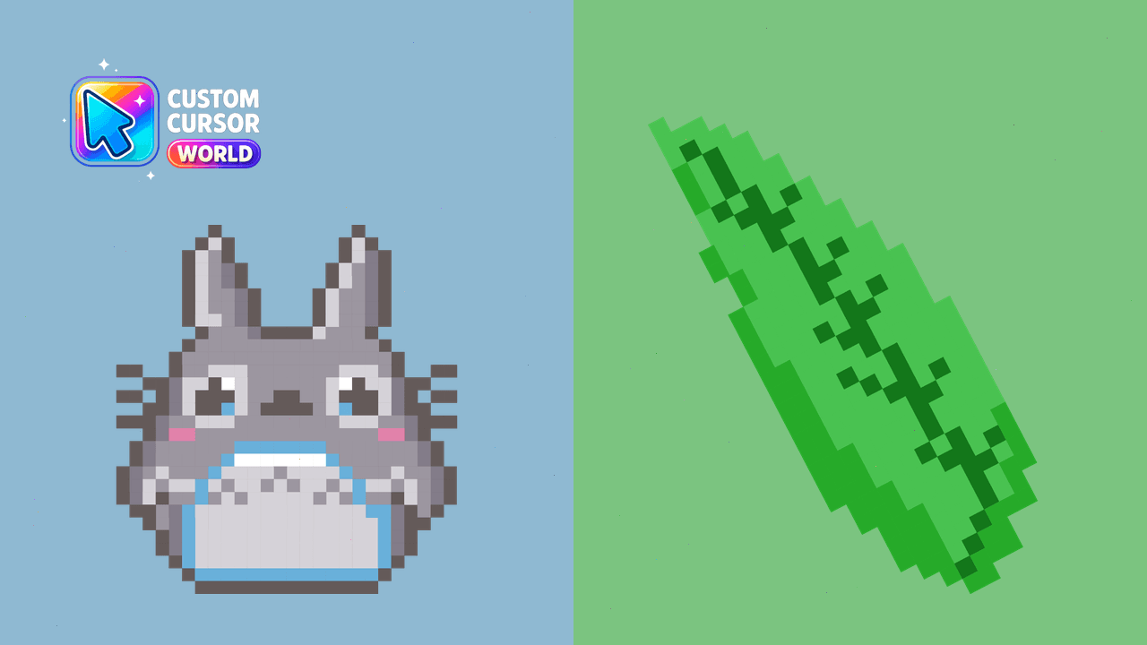 Cursor pack preview: Totoro Custom Cursor Pack for Chrome