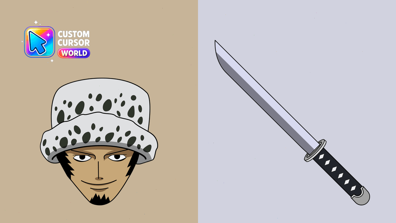 Cursor pack preview: Custom Cursor Pack - Trafalgar Law Edition