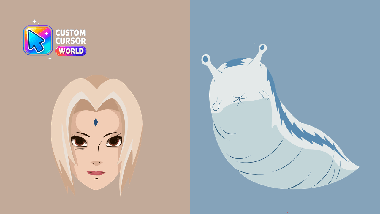 Cursor pack preview: Tsunade Custom Cursor Pack