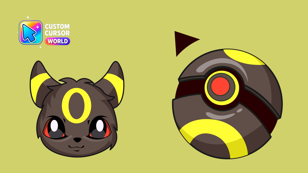Cursor pack preview: Umbreon Custom Cursor Pack