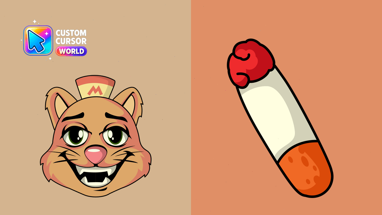 Cursor pack preview: Undertale Burgerpants Custom Cursor Pack