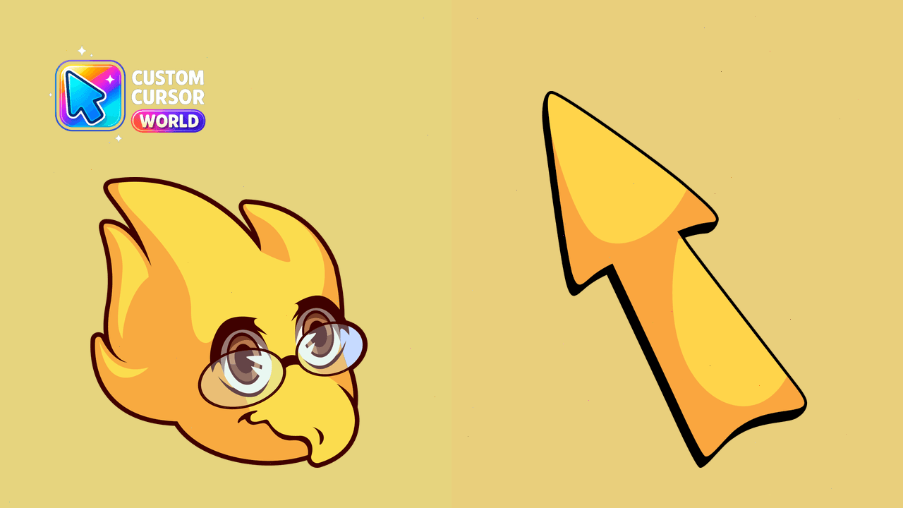 Cursor pack preview: Undertale Dr. Alphys Custom Cursor Pack