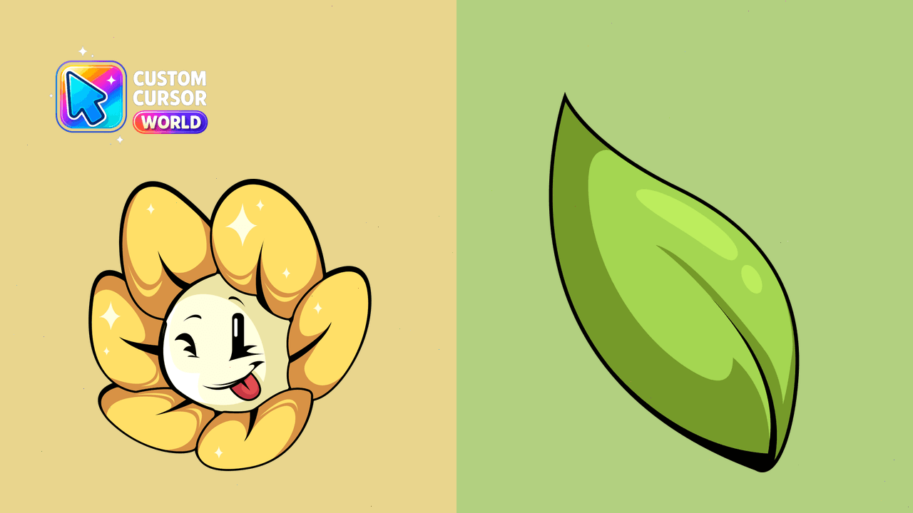 Cursor pack preview: Flowey Custom Cursor Pack