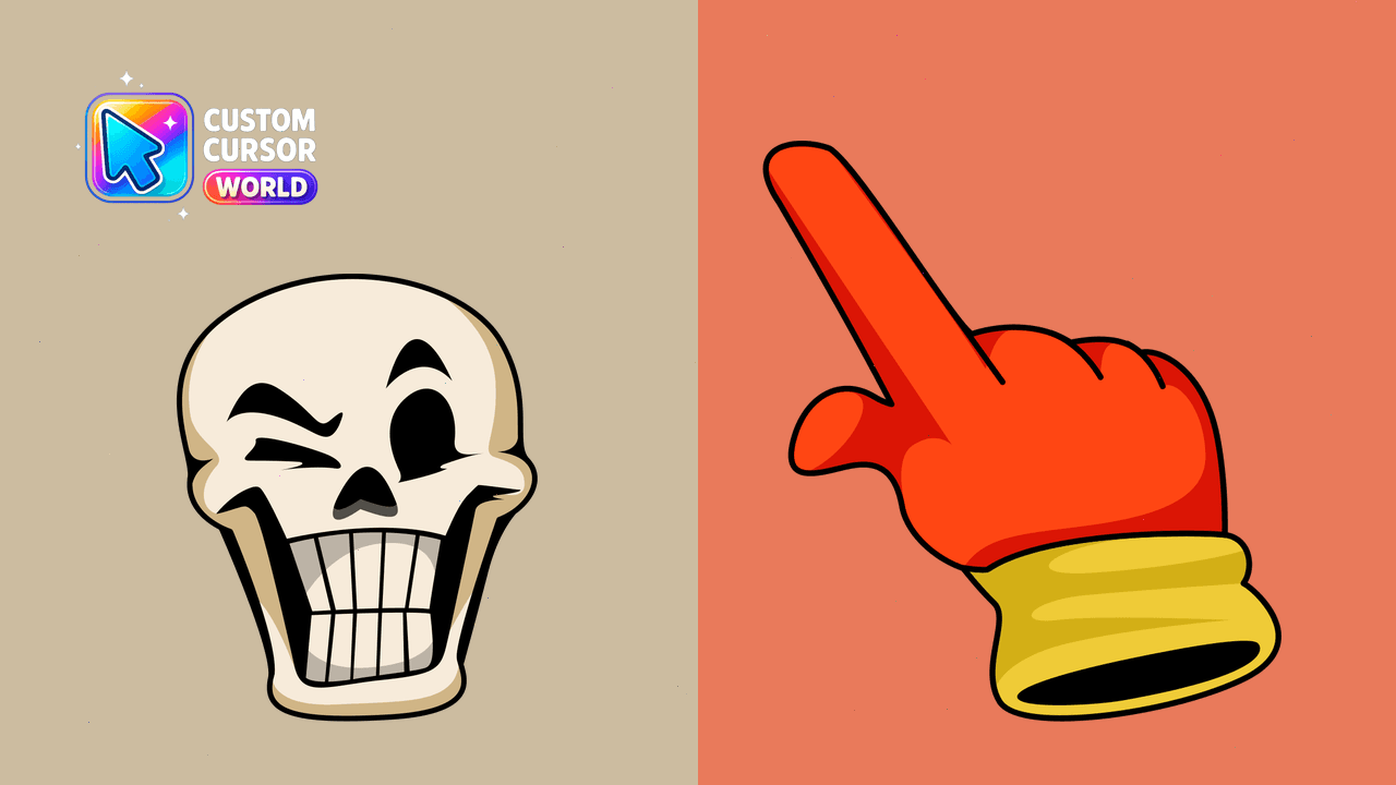 Cursor pack preview: Papyrus Custom Cursor for Chrome & Edge