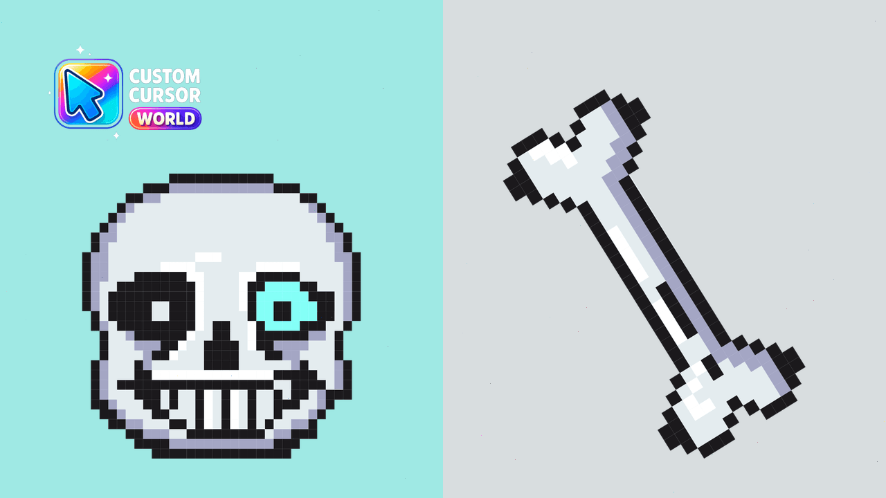 Cursor pack preview: Sans Pixel Cursor Pack for Chrome and Edge
