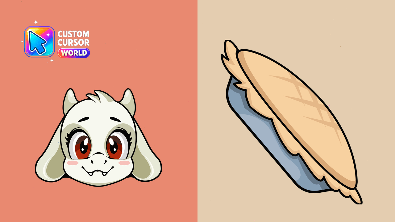 Cursor pack preview: Custom Toriel Cursor Pack