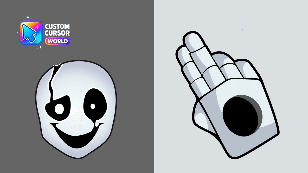 Cursor pack preview: Undertale Custom Cursor Pack - W.D. Gaster