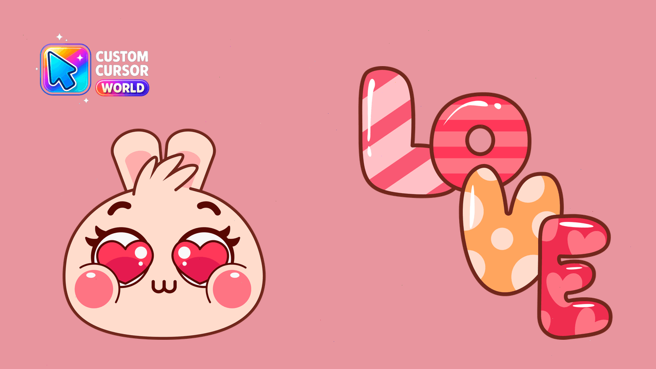 Cursor pack preview: Valentine's Custom Cursor Pack