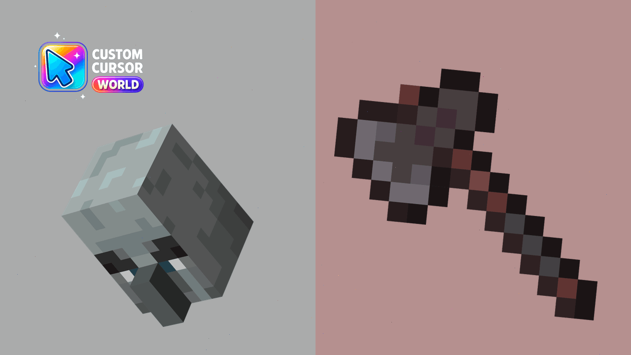 Cursor pack preview: Minecraft Vindicator Cursor Pack - Custom Browser Experience