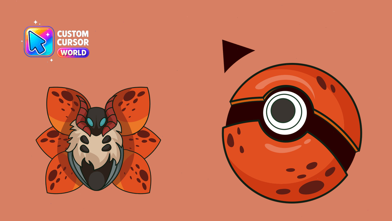 Cursor pack preview: Volcarona Cursor Pack