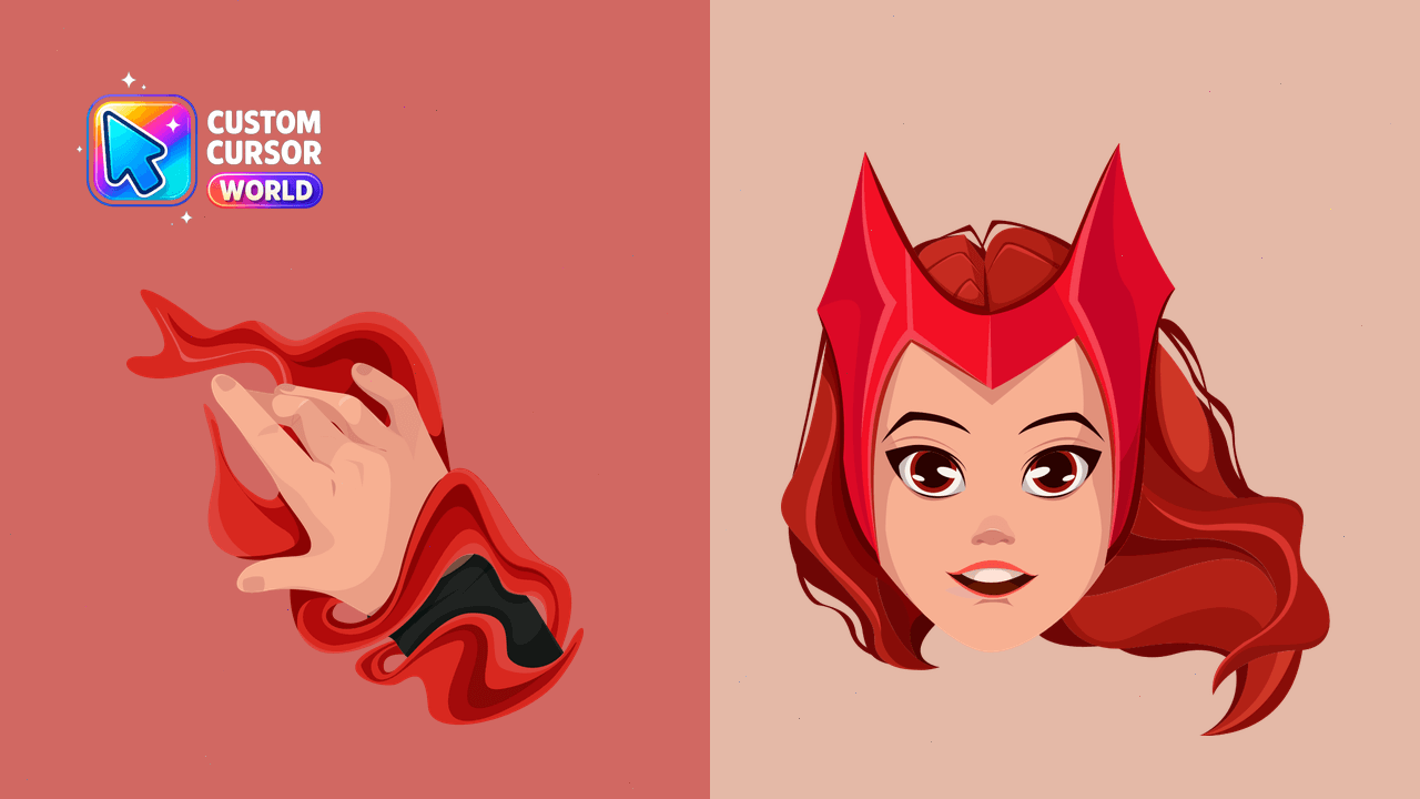 Cursor pack preview: Scarlet Witch Cursor Pack