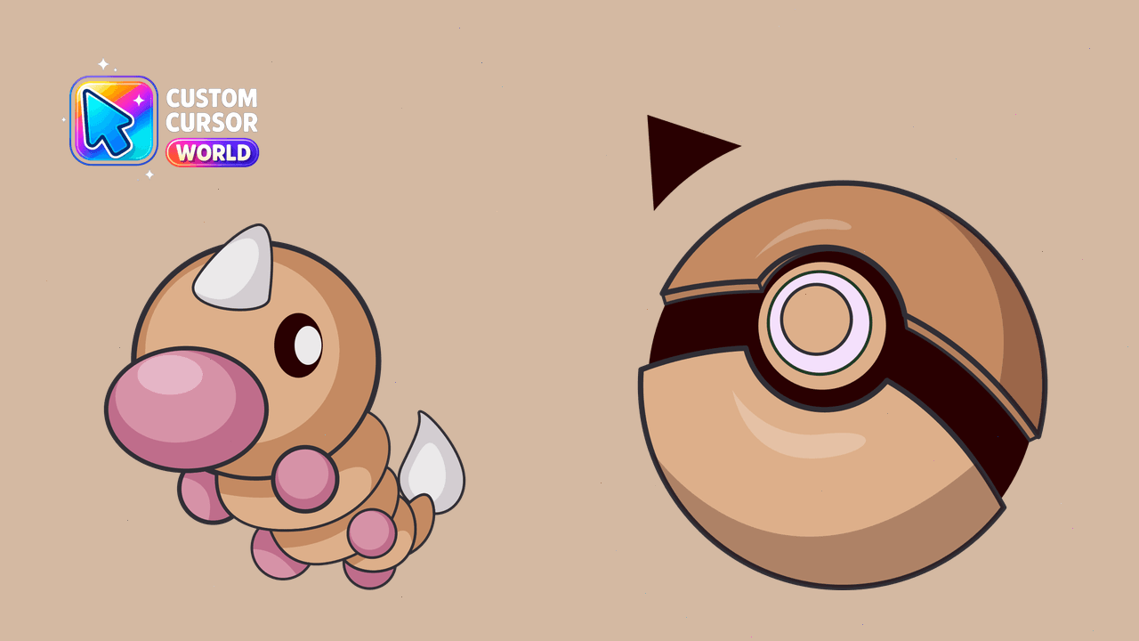 Cursor pack preview: Weedle Custom Cursor Pack for Chrome