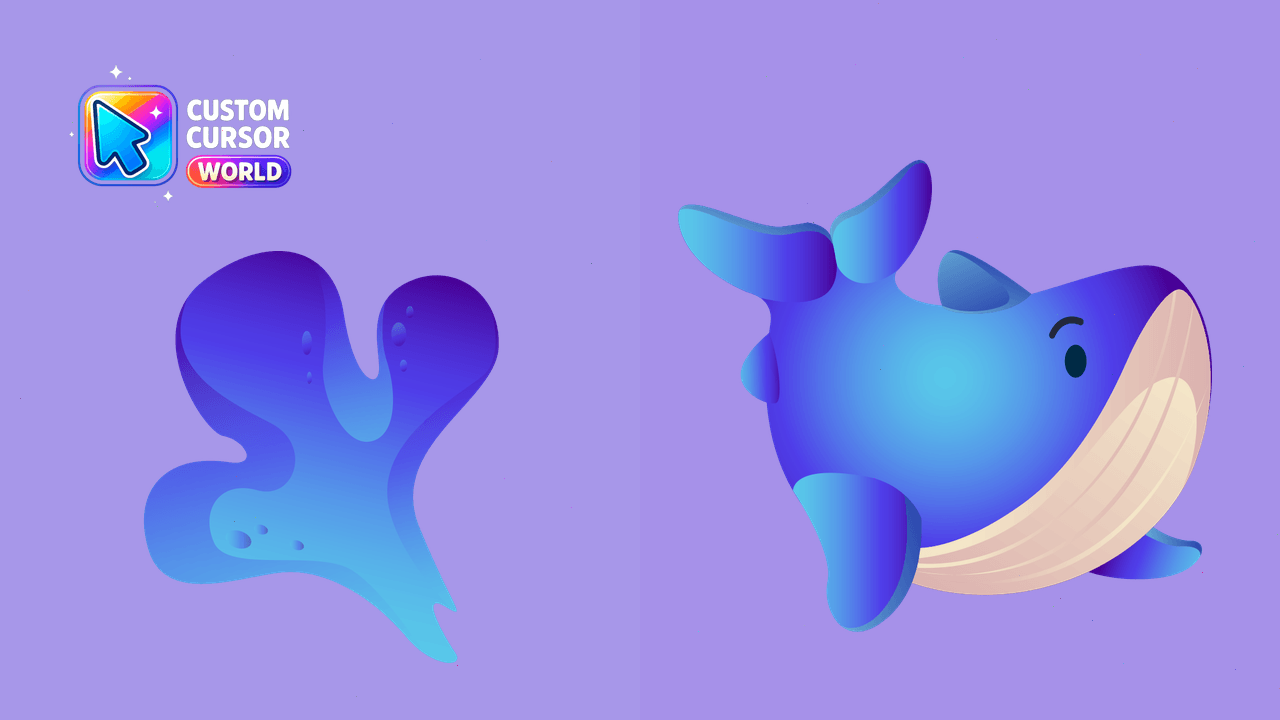 Cursor pack preview: Whale Cursor Pack