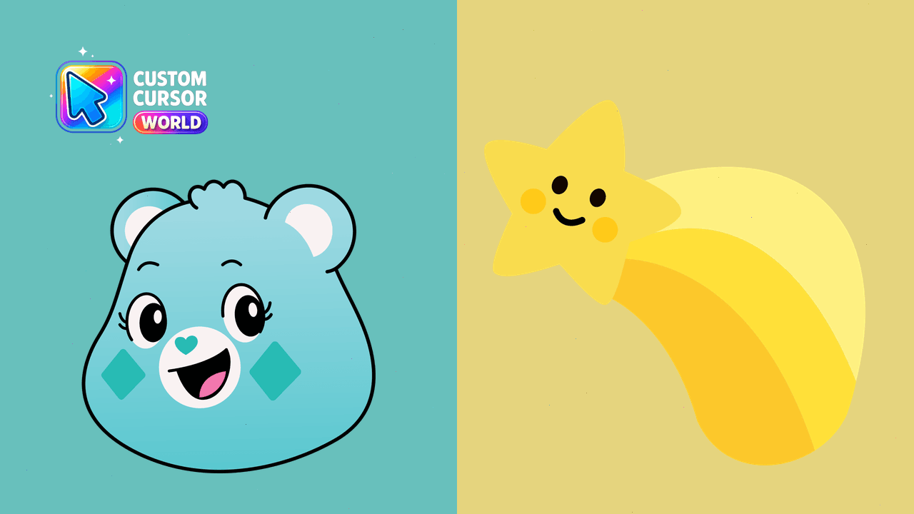 Cursor pack preview: Wish Bear Custom Cursor Pack