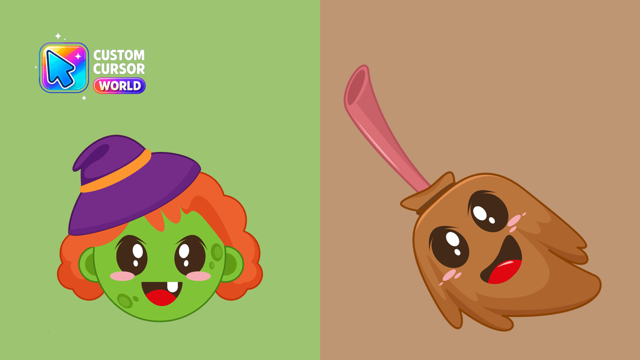 Cursor pack preview: Halloween Custom Cursor Pack for Chrome & Edge