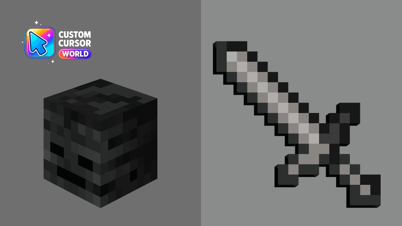 Cursor pack preview: Wither Custom Cursor Pack for Chrome and Edge