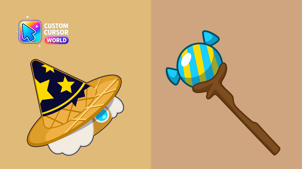 Cursor pack preview: Enchanted Cursor Pack for Chrome and Edge