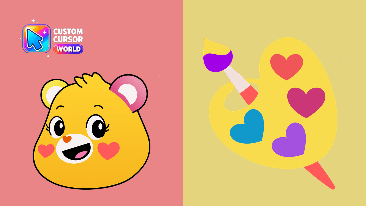 Cursor pack preview: Custom Heart Cursor Pack