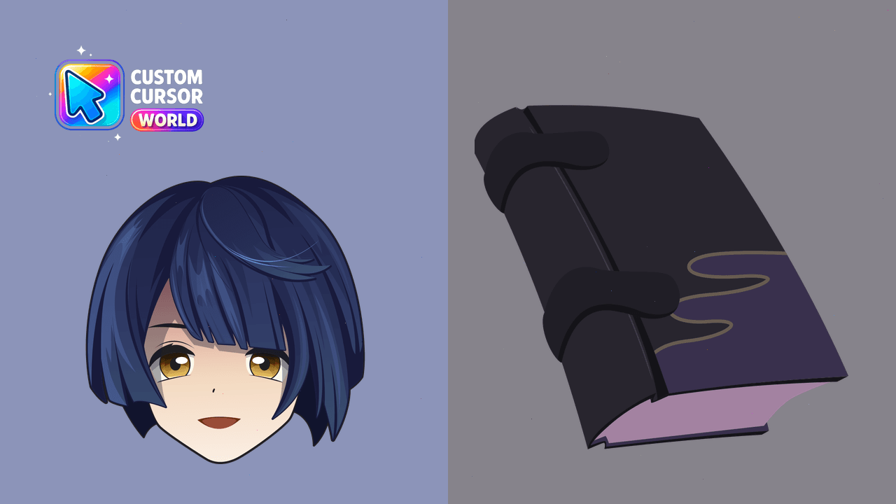 Xingqiu Custom Cursor Pack for Genshin Impact Fans - Custom cursor pack preview image showing 2 cursors