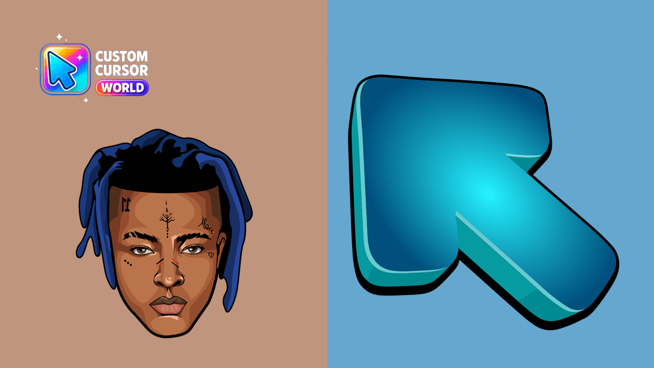 Cursor pack preview: XXXTENTACION Custom Cursor Pack for Chrome